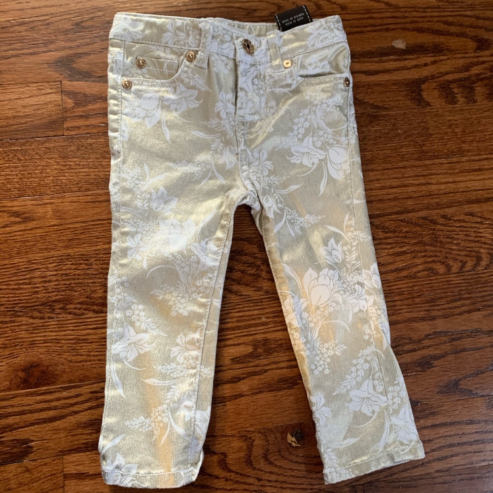 7 for all Mankind 18 month gold jeans